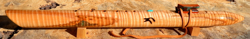 Ambrosia Tiger Maple Flute A=432
