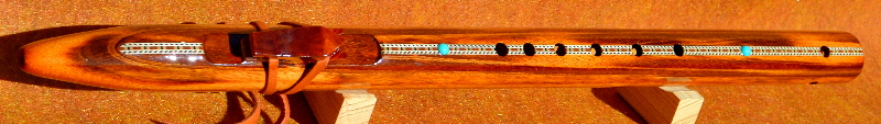 Tigerwood F#m Flute With Inlay