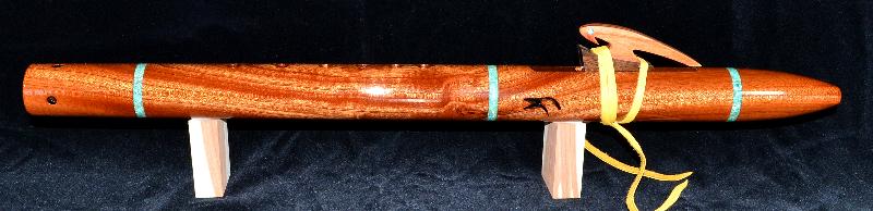 Native American Sapelle Flute by Laughing Crow