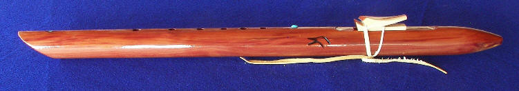 Native American Cedar Flute by Laughing Crow