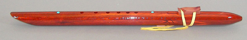 Native American Cedar Flute by Laughing Crow