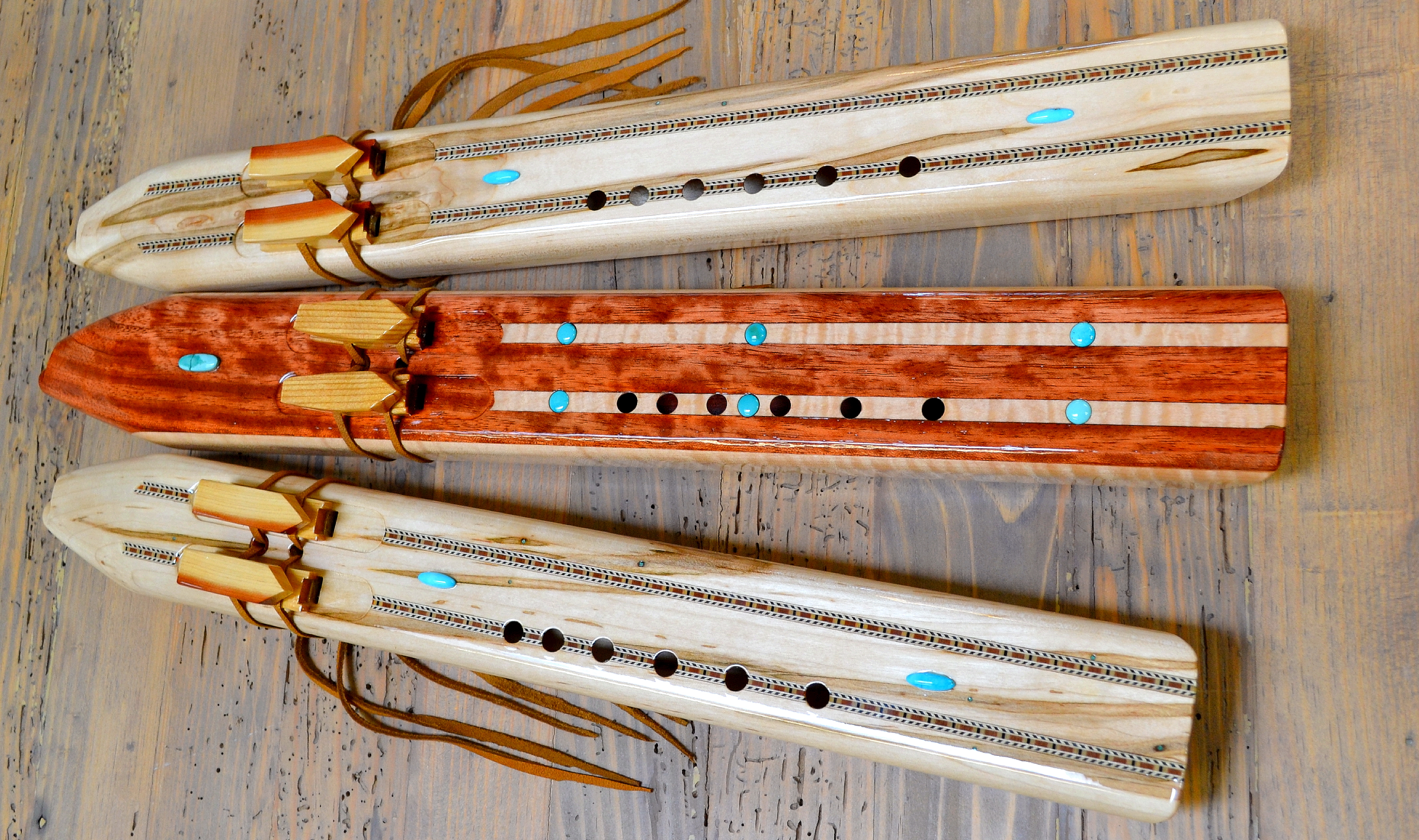Native American Artisan Flutes by Laughing Crow