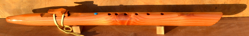 F-Sharp Redwood Knotty Flute #2