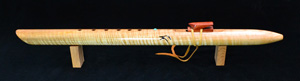Native American Tiger Maple Flute by  Laughing Crow